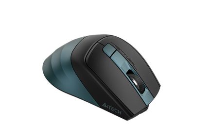 TECHXZON-A4Tech-Fstyler-FB35CS-Midnight-Green-Silent-Click-Rechargeable-Wireless-Mouse