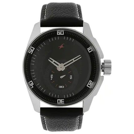 techxzon-com-Fastrack-Casual-Dial-Black-Leather-Strap-Watch-Price-In-Bangladesh