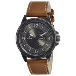 techxzon-com-Titan-Anthracite-Dial-Brown-Leather-Strap-Watch-Price-In-Bangladesh