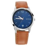 techxzon-com-Titan-Neo-Analog-Blue-Dial-Brown-Leather-Strap-Mens-Watch-Price-In-Bangladesh