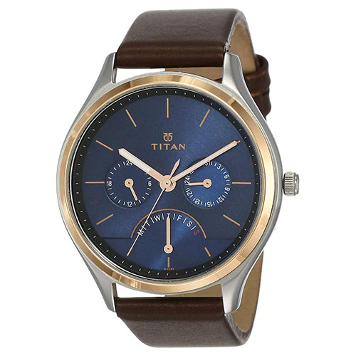 techxzon-com-Titan-Neo-Analog-Blue-Dial-Leather-Strap-Mens-Watch-Price-In-Bangladesh