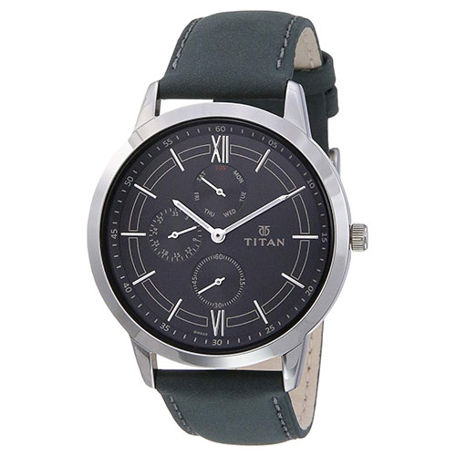 techxzon-com-Titan-On-Trend-Anthracite-Dial-Leather-Grey-Strap-Watch-Price-In-Bangladesh