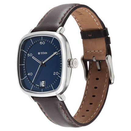 techxzon-bd-Titan-Neo-Curve-Quartz-Analog-with-Date-Blue-Dial-Brown-Leather-Strap-Watch-for-Men-Price-In-Bangladesh