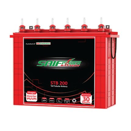 techxzon-bd-Original-Saif-Power-STB-200Ah-Tall-Tubular-12V-Battery-At-Best-Price-in-Bangladesh